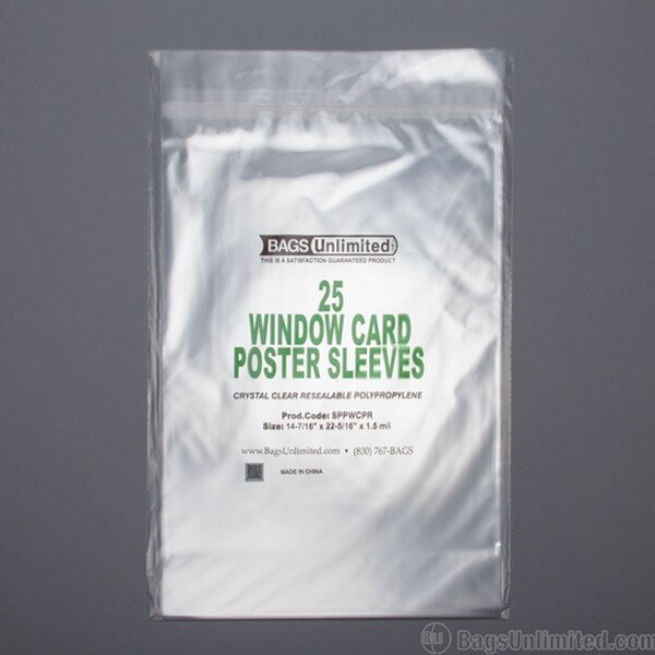 Window Card Movie Poster Polypropyl